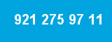 921 275 97 11 921 275 97 11